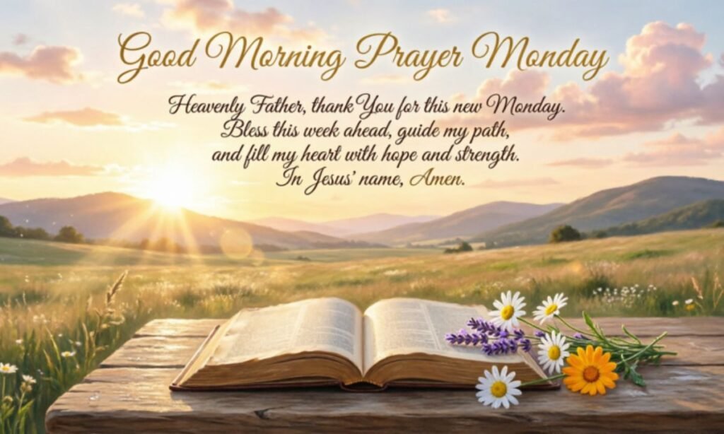 Good morning prayer Monday