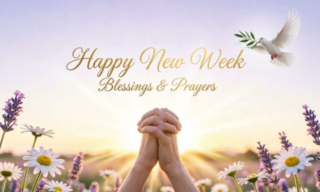 Happy new week wishes prayers