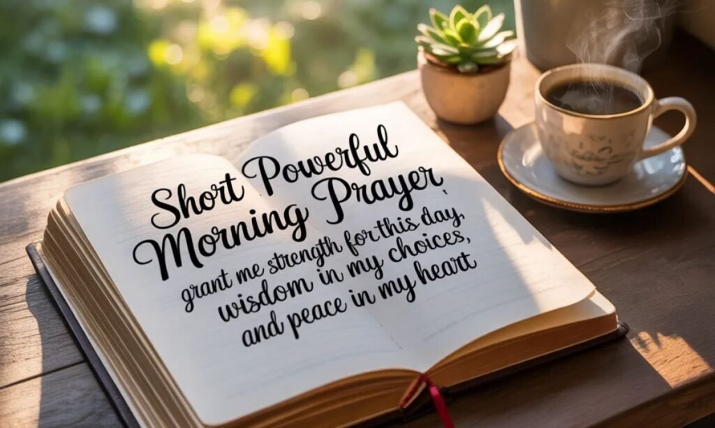 Short powerful morning prayer