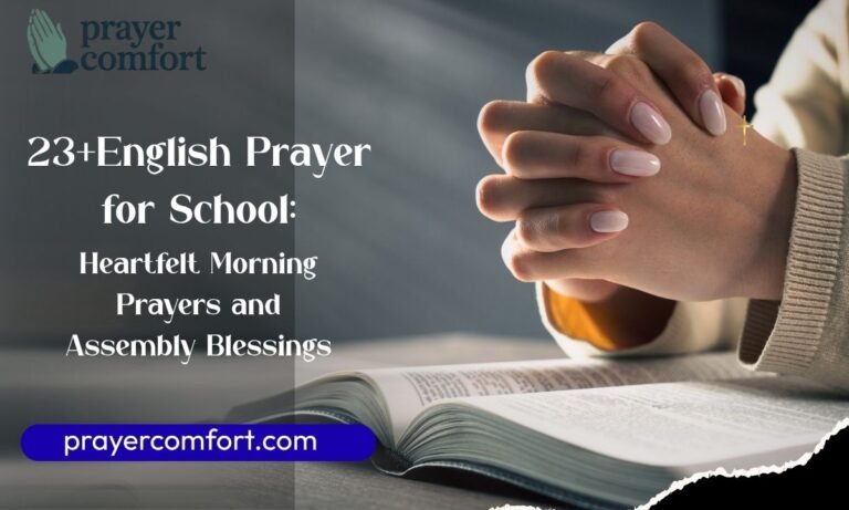 23+English prayer for school