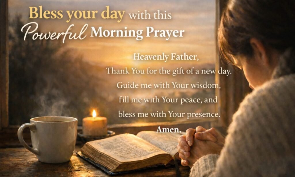 Bless your day with this powerful morning prayer