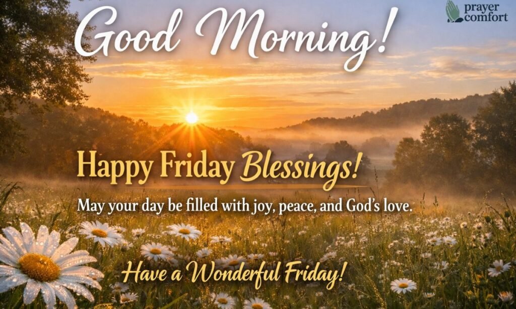 Good Morning Happy Friday Blessings