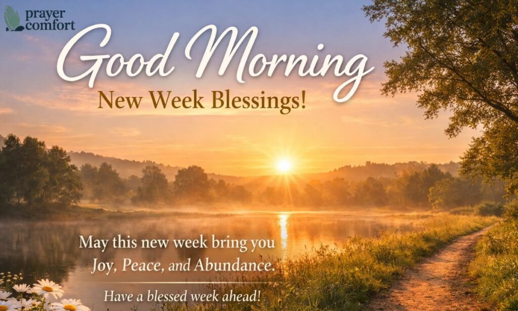 Good Morning New Week Blessings