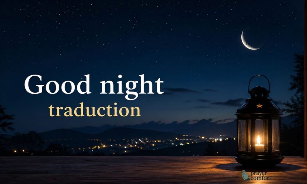 Good night traduction