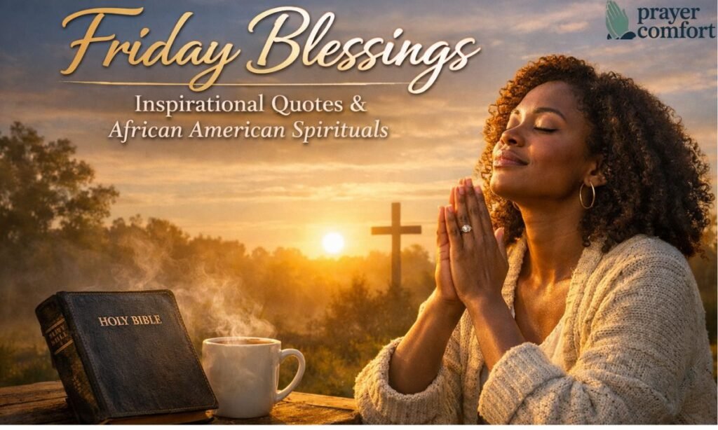 Inspirational Quotes African American Spiritual Friday Blessings.