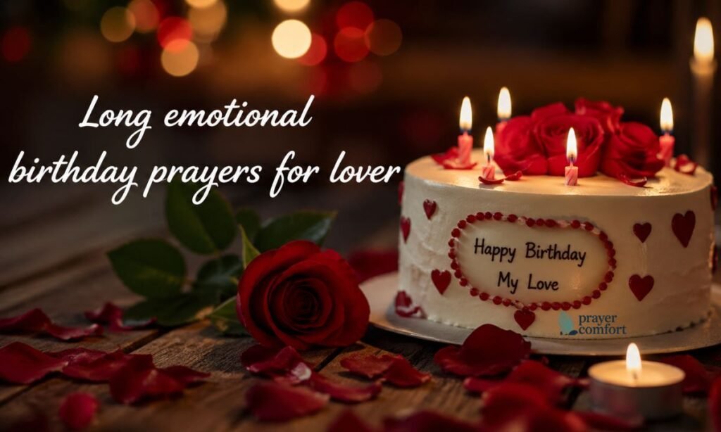 Long emotional birthday prayers for lover