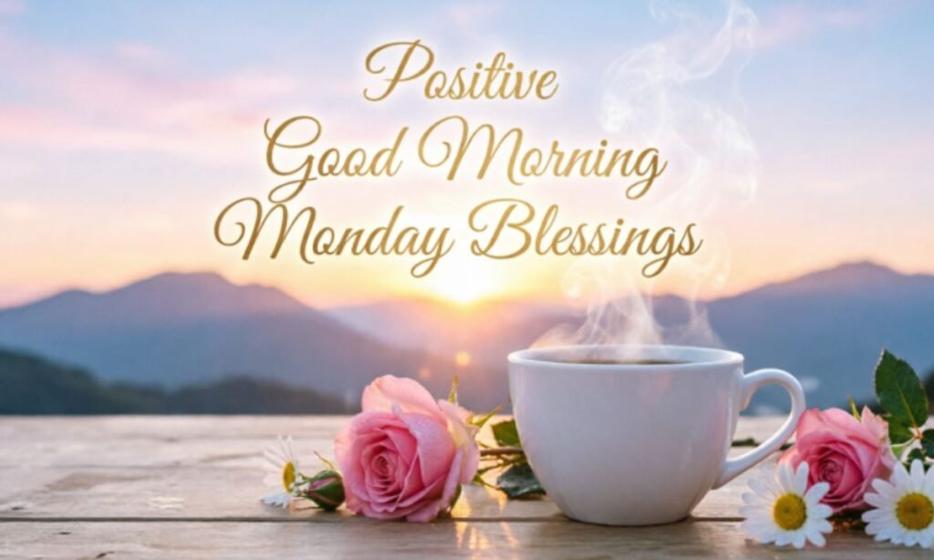 Positive Good morning Monday blessings