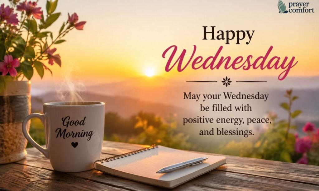 Positive Good morning Wednesday blessings Images and quotes