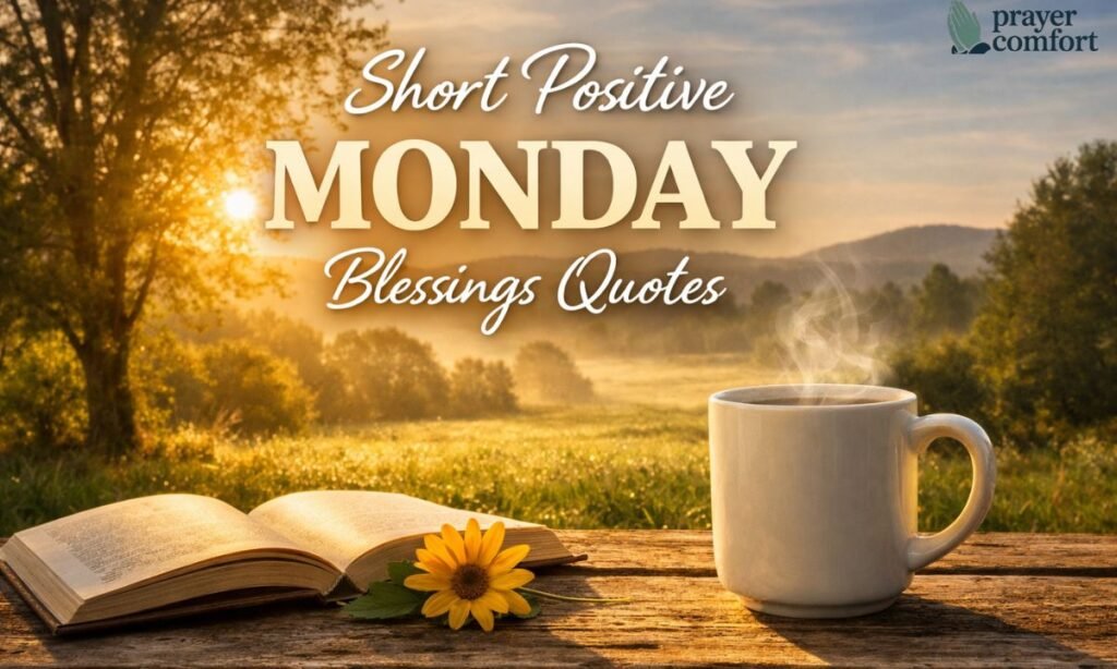 Short positive Monday Blessings Quotes