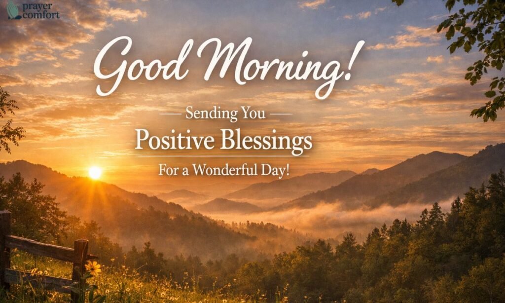 Short positive good morning Blessings