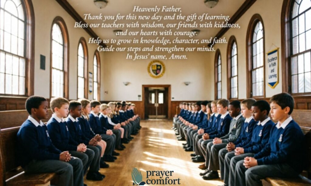 christian prayer in english for school assembly
