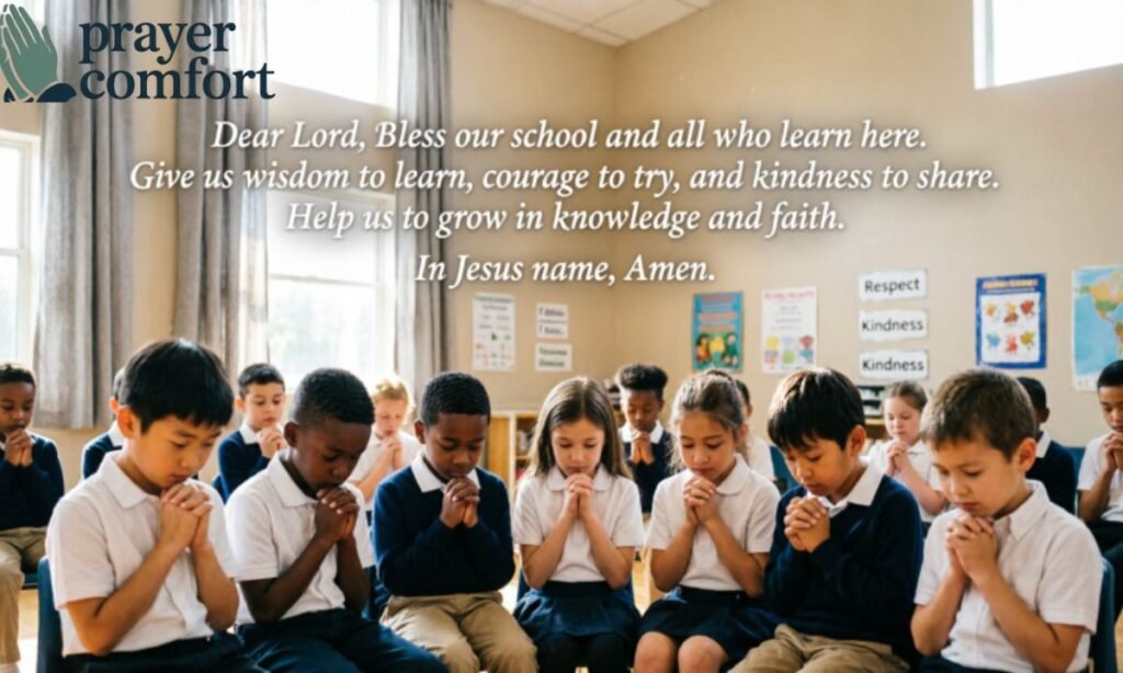 christian prayer in english for school​