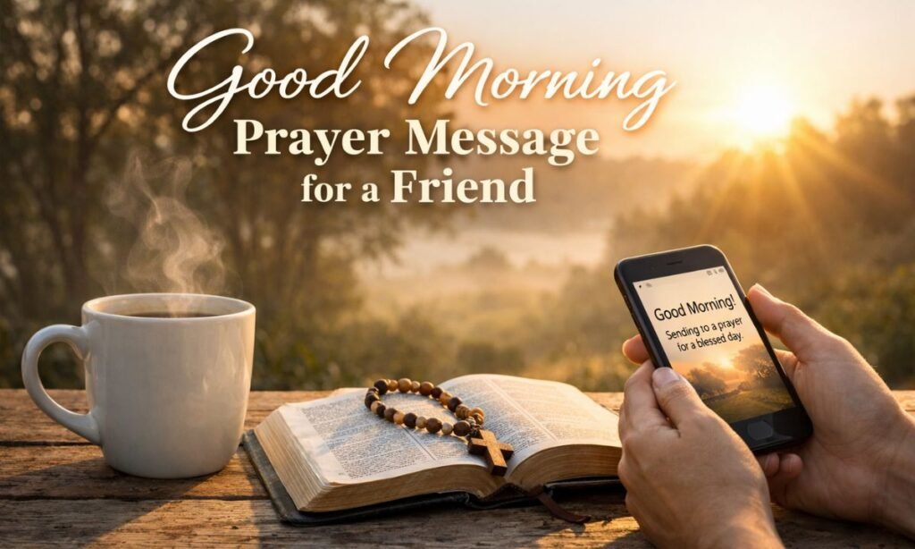 good morning prayer message for a friend