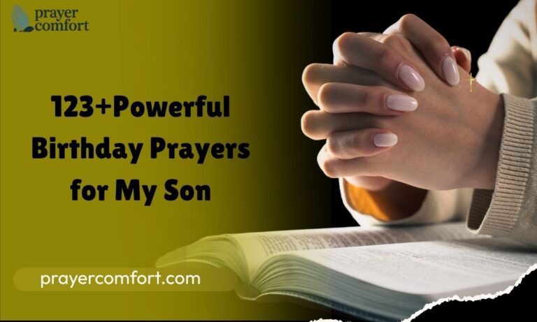 123+Powerful Birthday Prayers for My Son