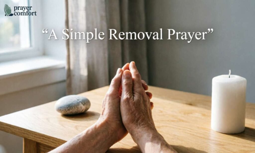 A Simple Removal Prayer