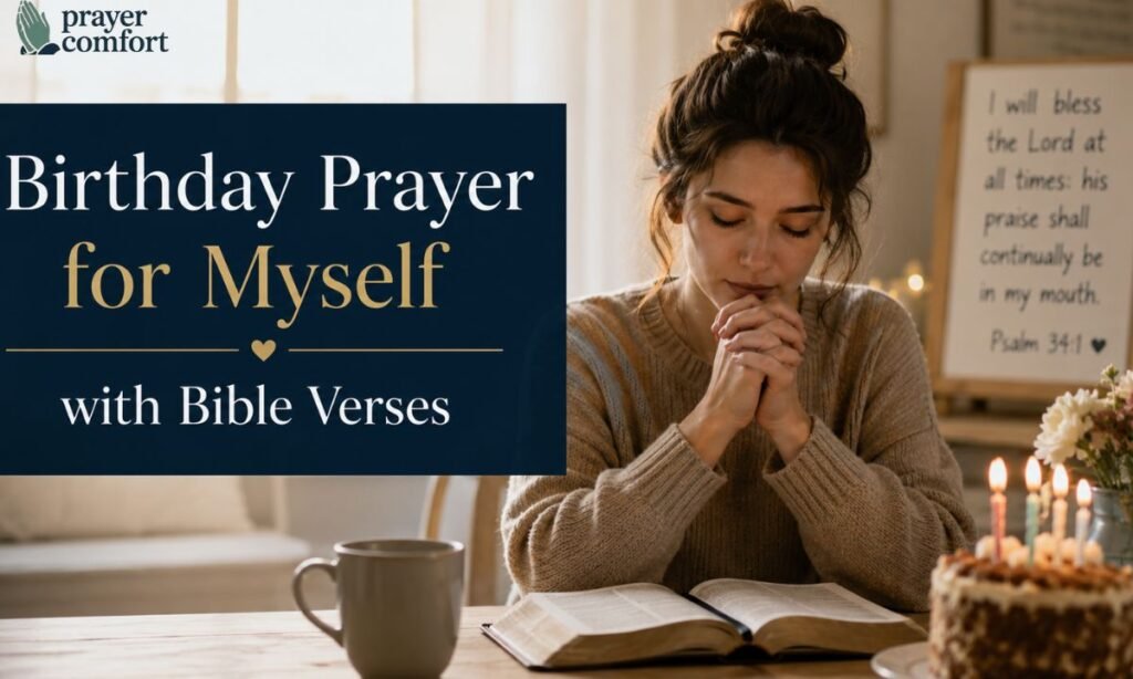 Birthday prayer for myself with Bible verses