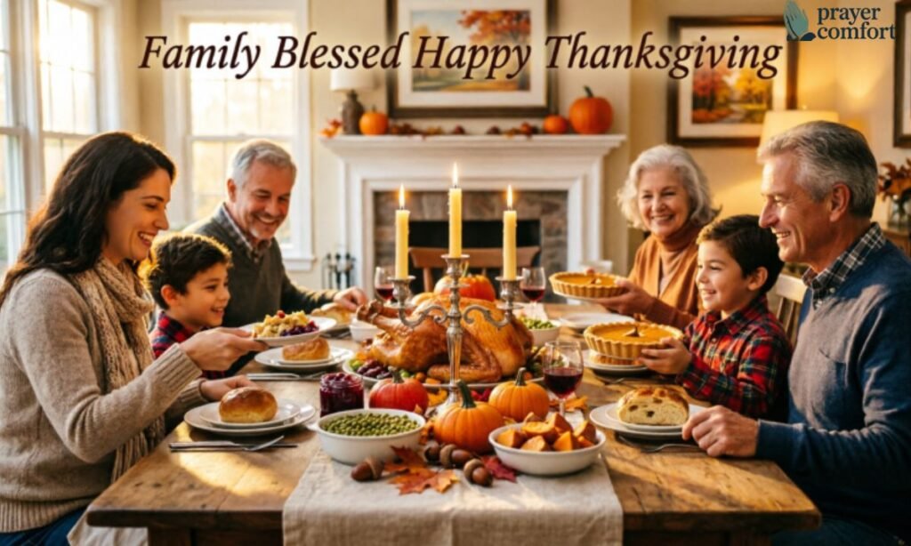 Family Blessed Happy Thanksgiving​