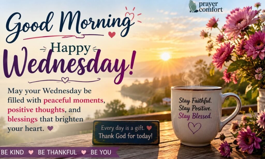 Good Morning Wednesday Blessings Quotes