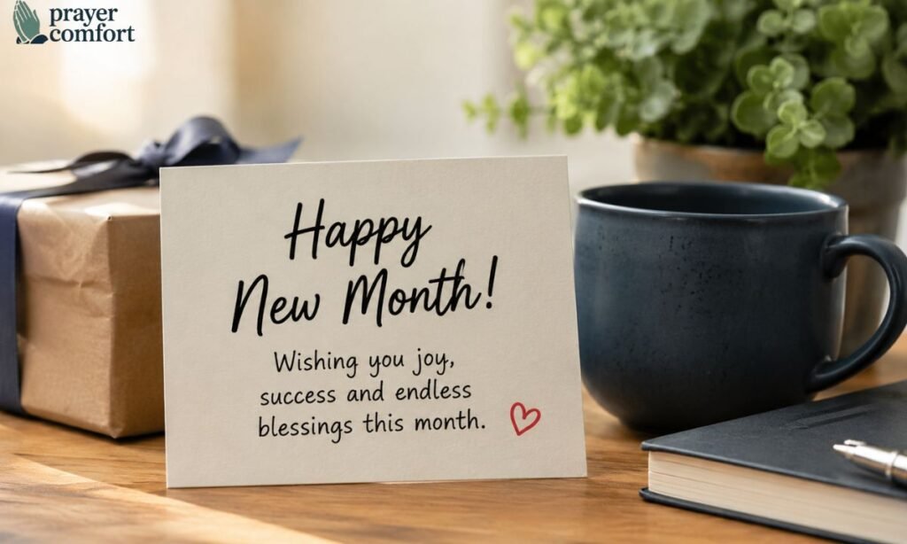 Happy New Month Wishes for Him