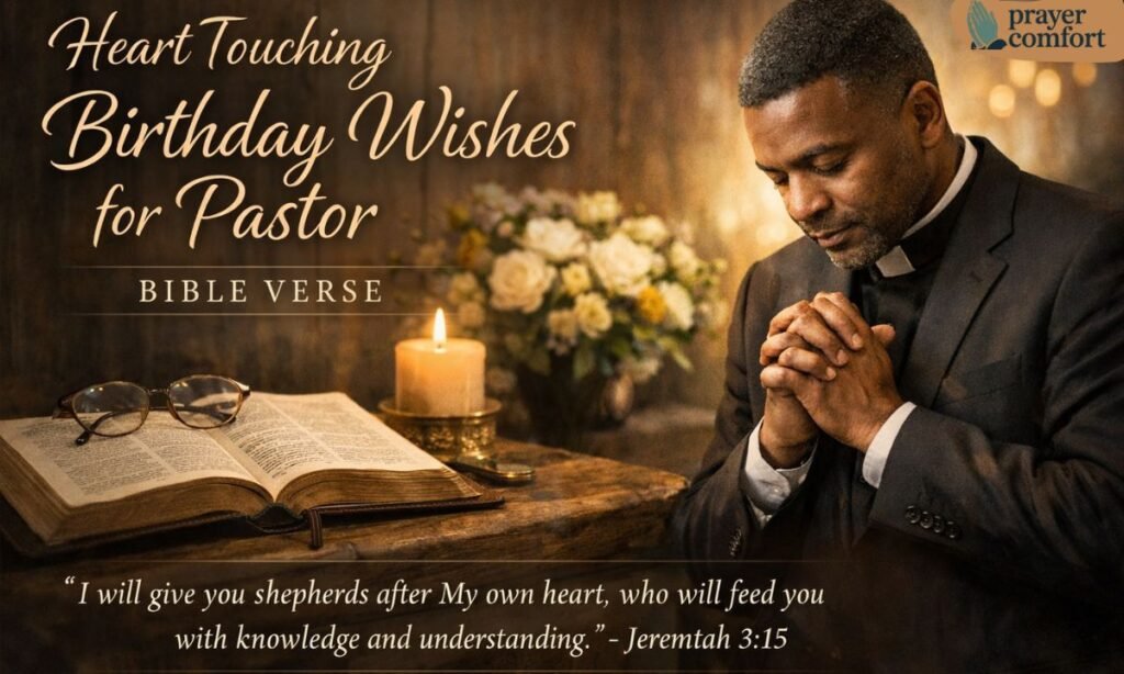 Heart touching birthday wishes for Pastor Bible verse