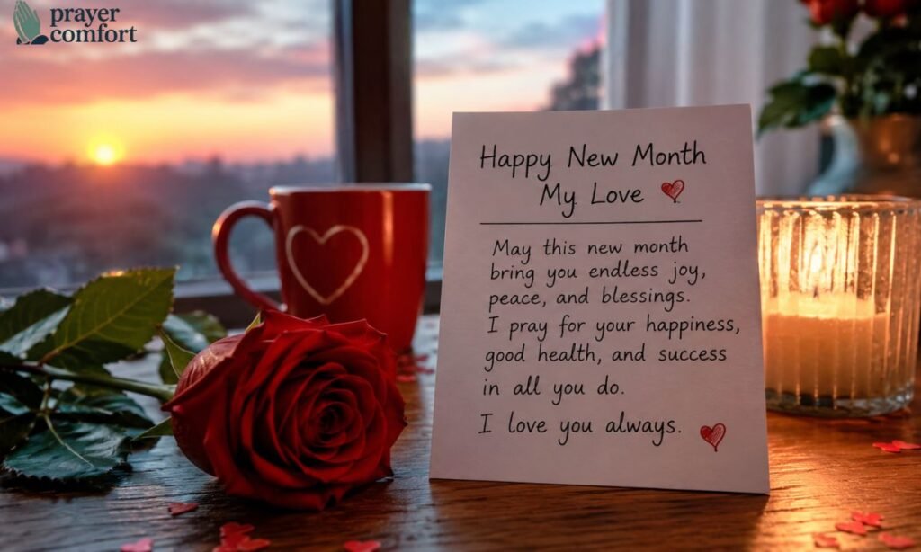 New Month Wishes and Prayers to My Love