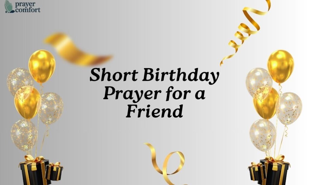 Short Birthday Prayer for a Friend