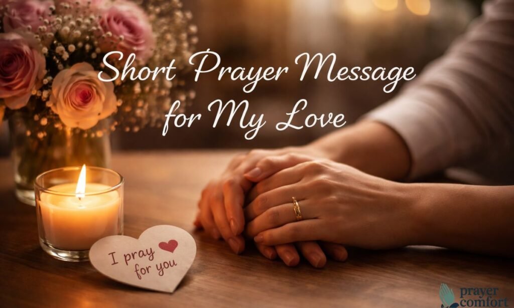 Short Prayer Message for My Love