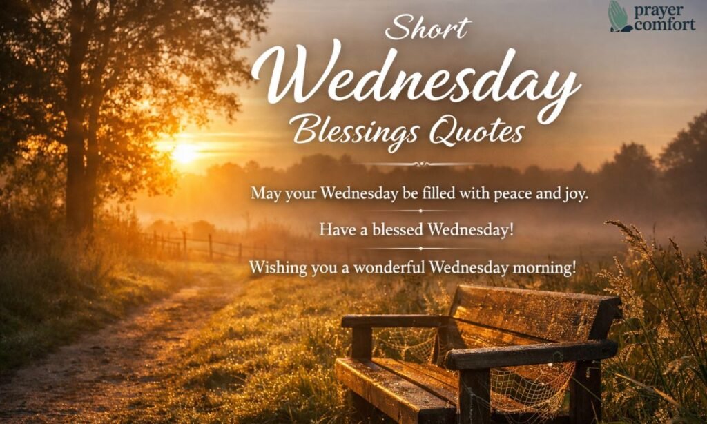 Short Wednesday Blessings Quotes