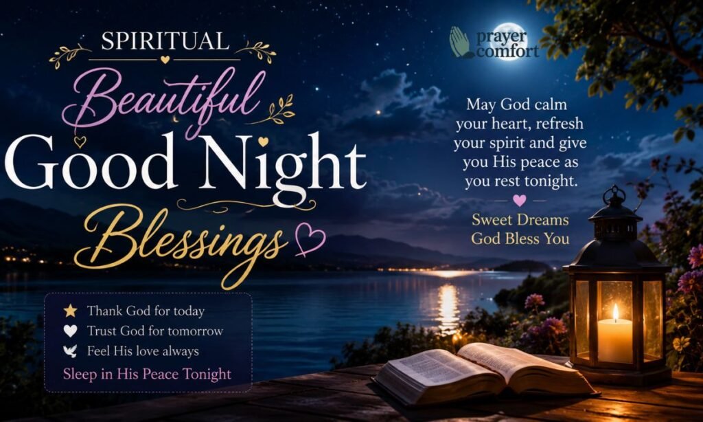 Spiritual Beautiful Good Night Blessings