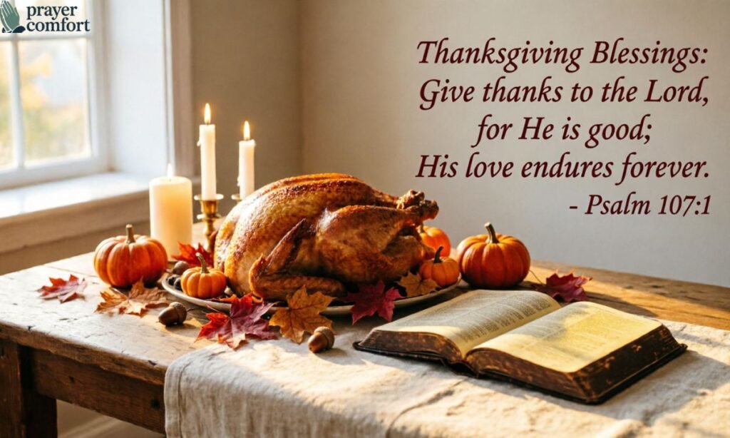 Thanksgiving blessings Bible verses