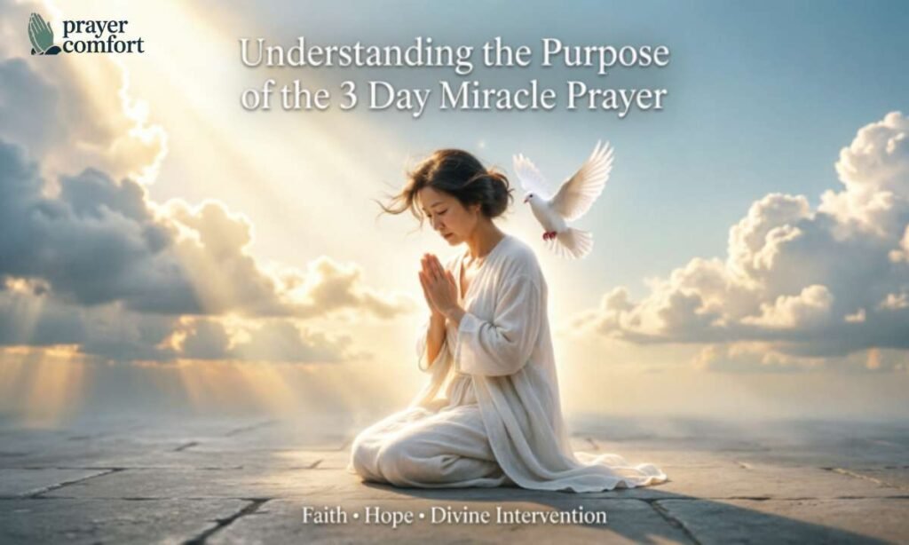 Understanding the Purpose of the 3 Day Miracle Prayer