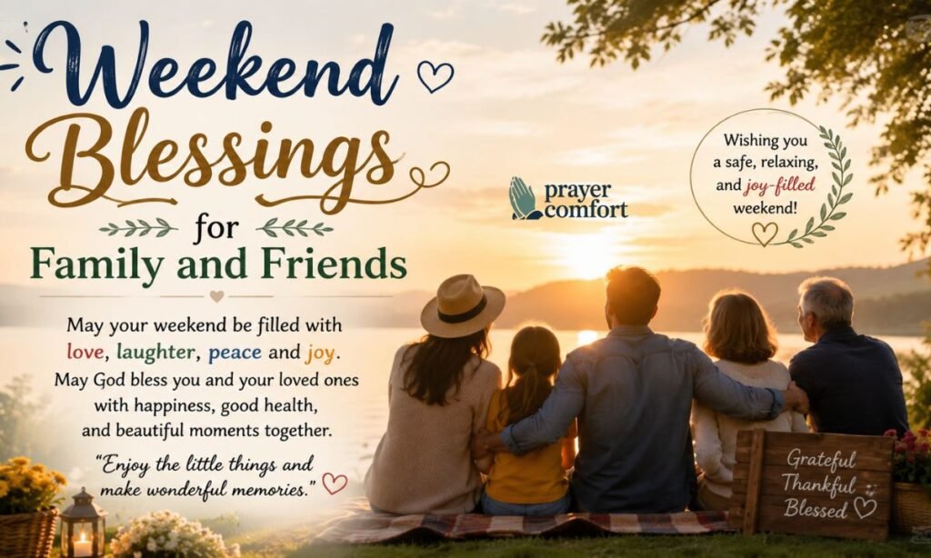 Weekend Blessings for Family and Friends