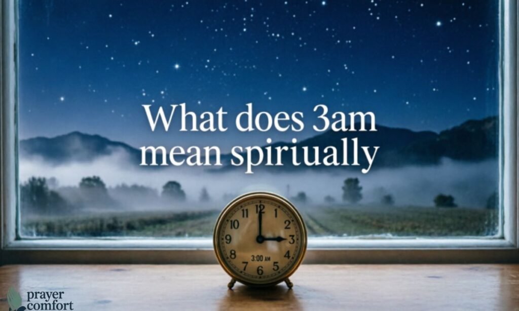 What does 3am mean spiritually