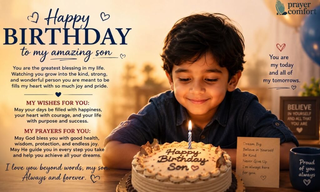 birthday wishes and prayers for my son