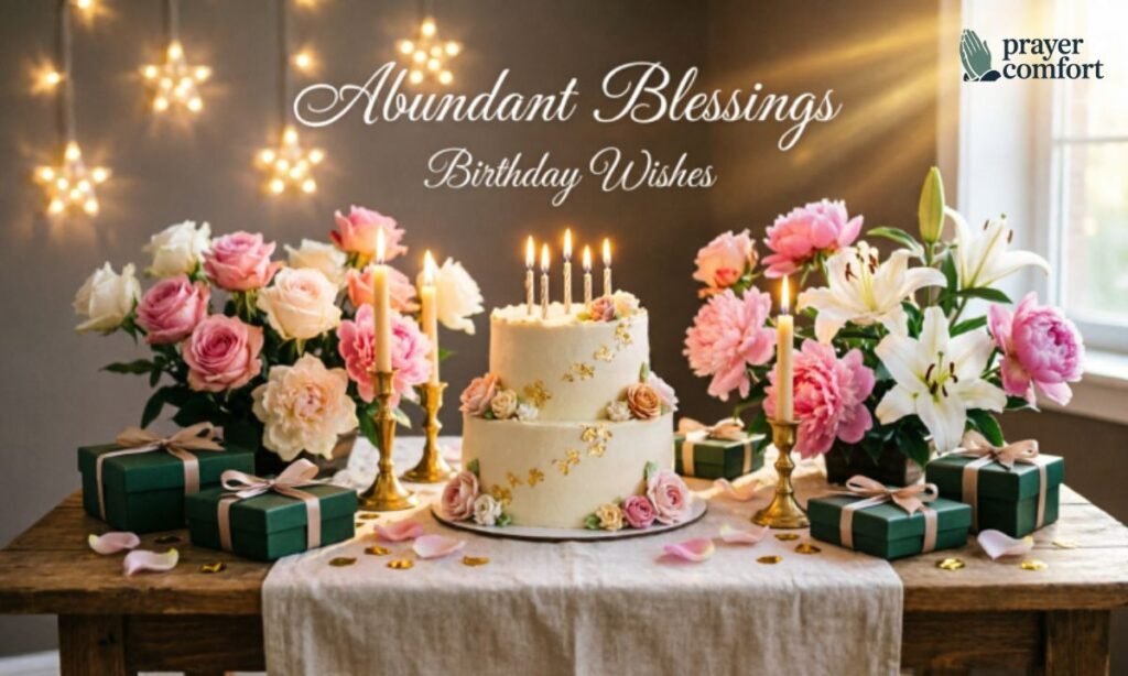 Abundant Blessings Birthday Wishes
