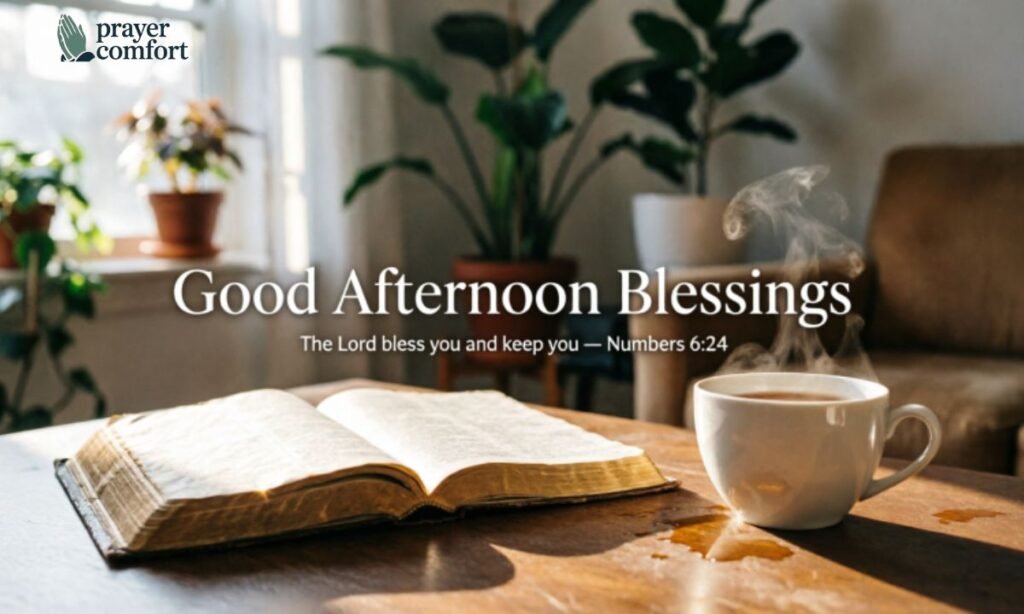 Good afternoon blessings bible verses