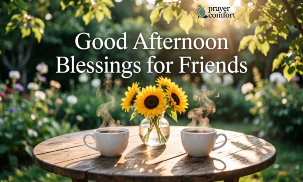 Good afternoon blessings for friends