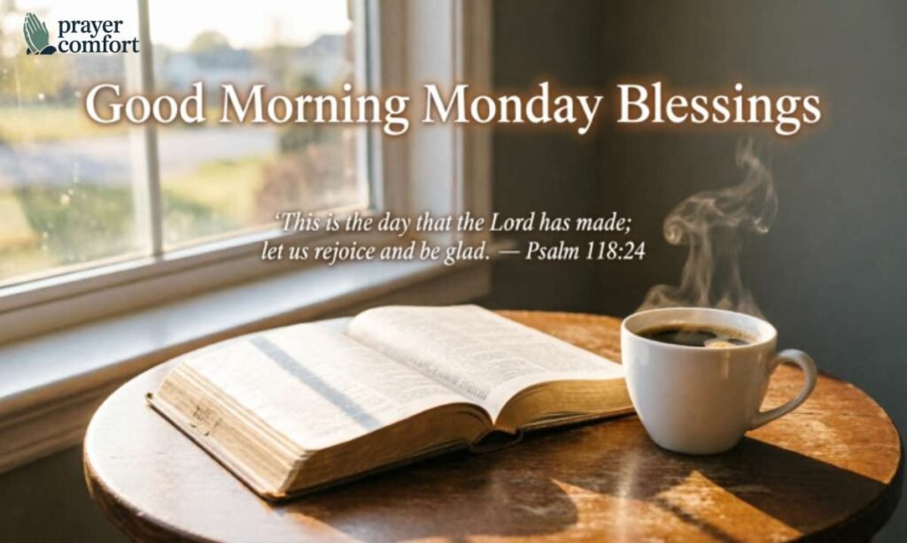 Good morning monday blessings bible verses