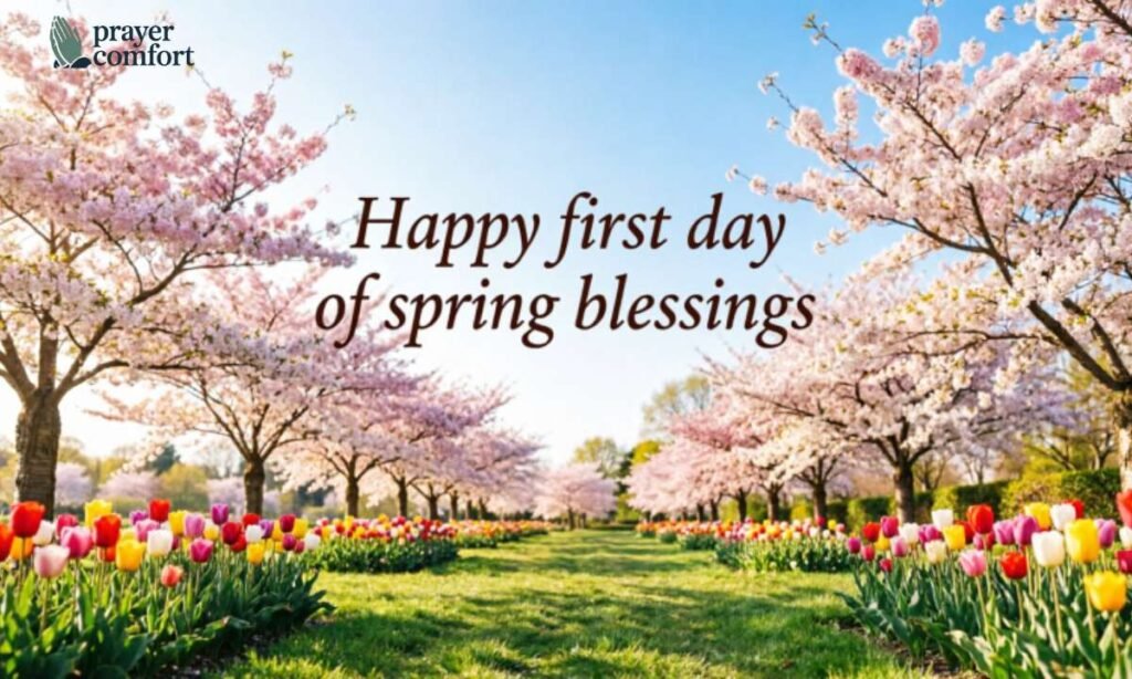 Happy first day of spring blessings