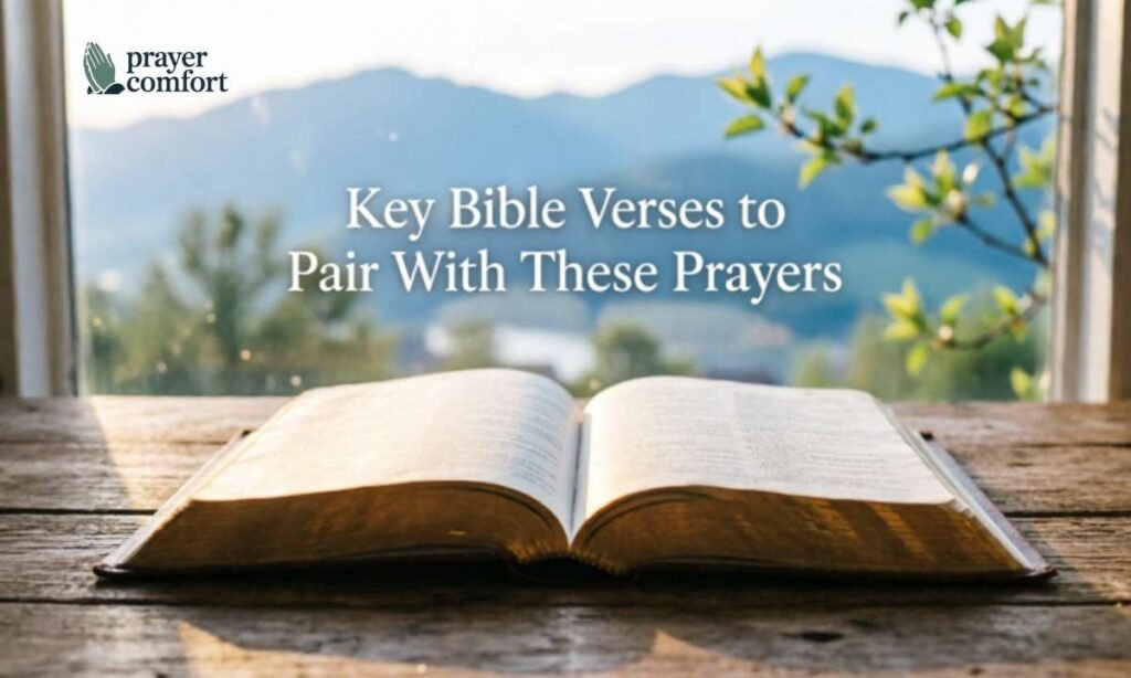 Key Bible Verses to Pair With These Prayers