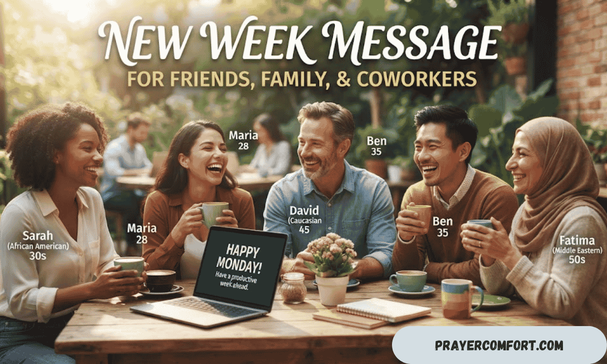 New Week Message for Friends, Family, and Coworkers