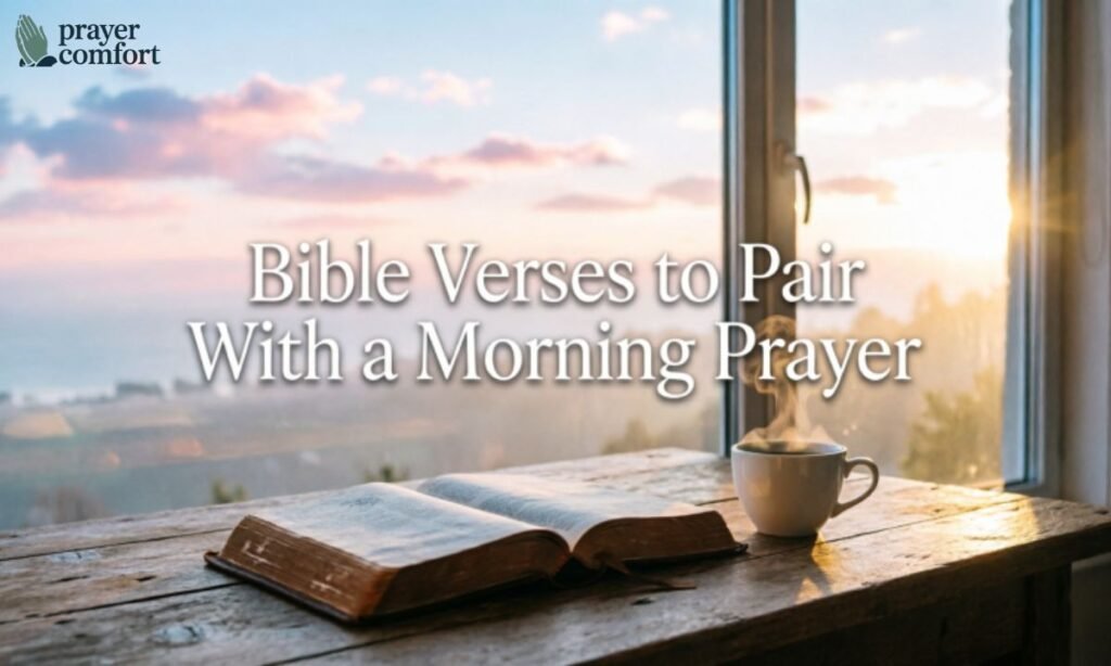 Bible Verses to Pair With a Morning Prayer