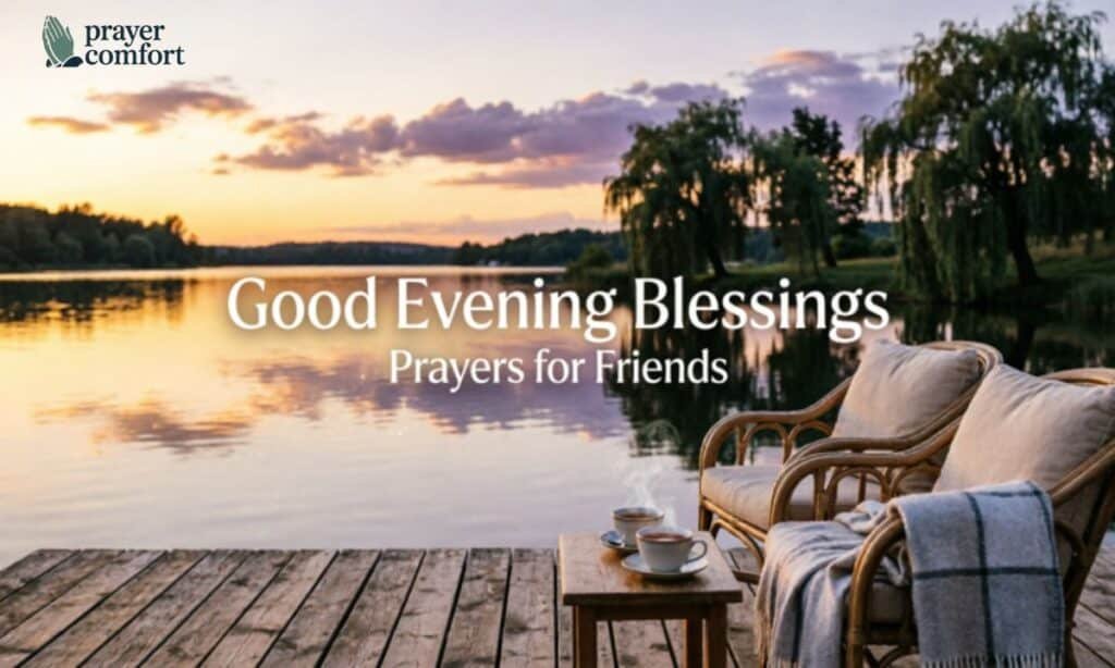 Good evening blessings and prayers for friends