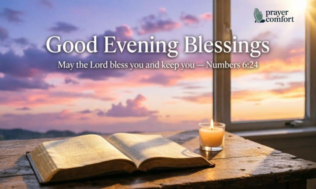 Good evening blessings bible verses