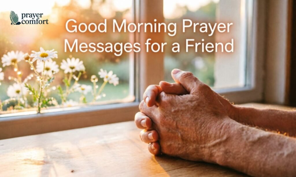 Short good morning prayer messages for a friend