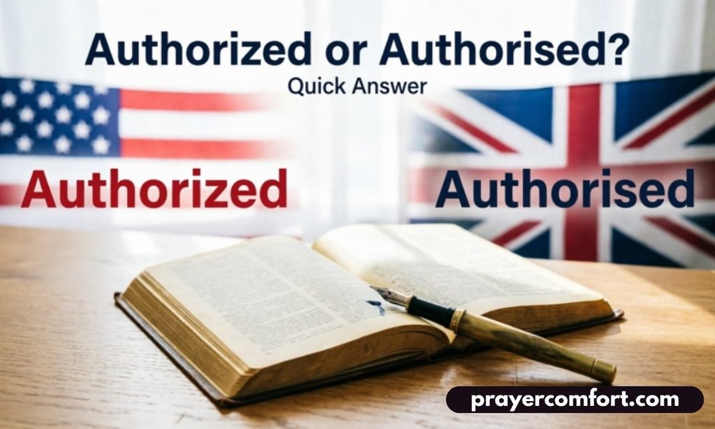 Authorized or Authorised Quick Answer