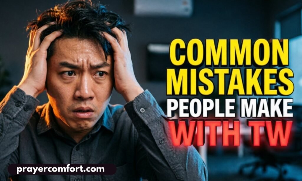 Common Mistakes People Make With TW