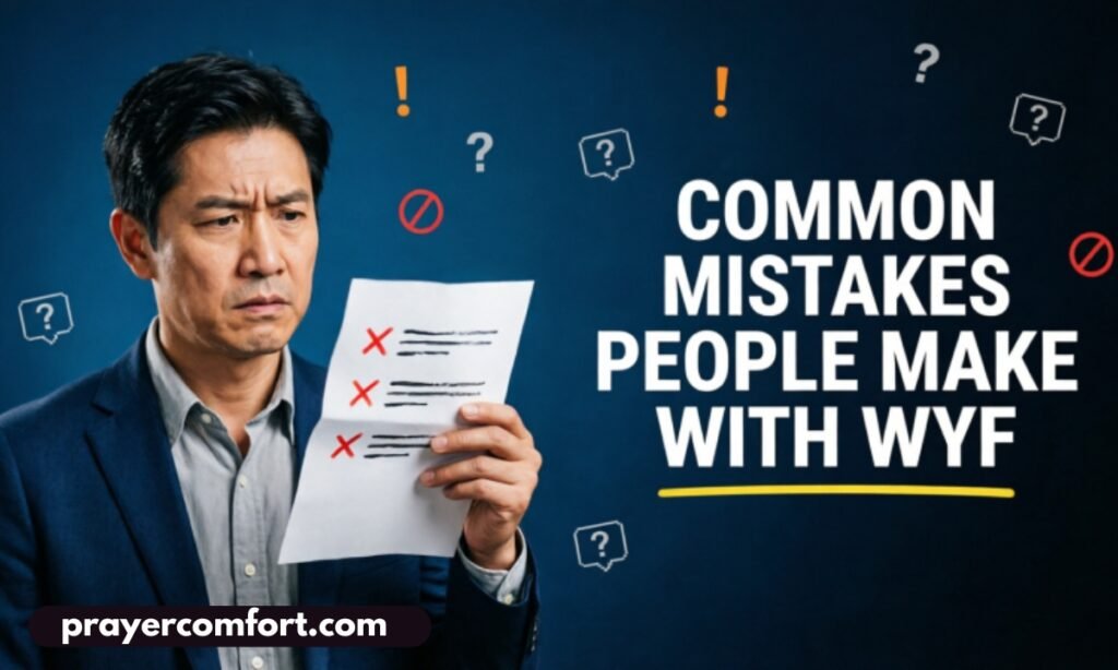 Common Mistakes People Make With WYF