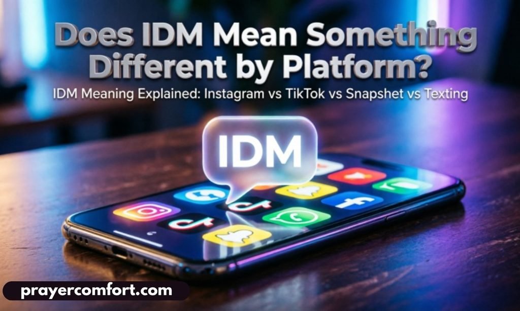Does IDM Mean Something Different by Platform