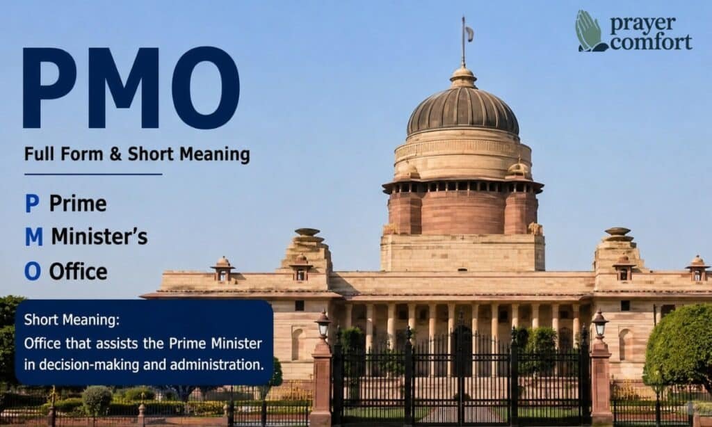 Full Form & Short Meaning of PMO